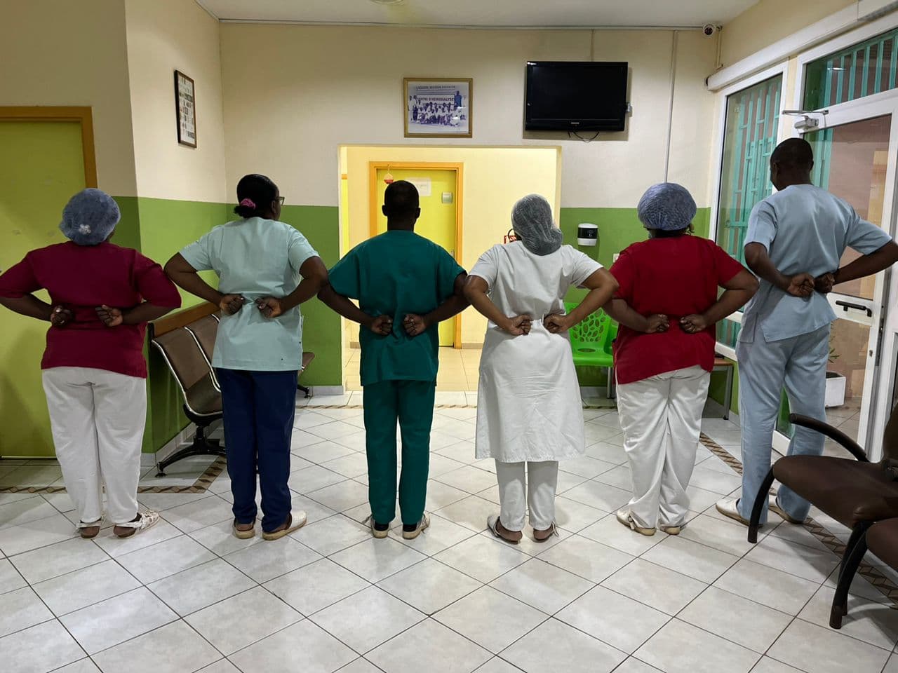 Infirmiers de dos montrant l'emplacement du rein